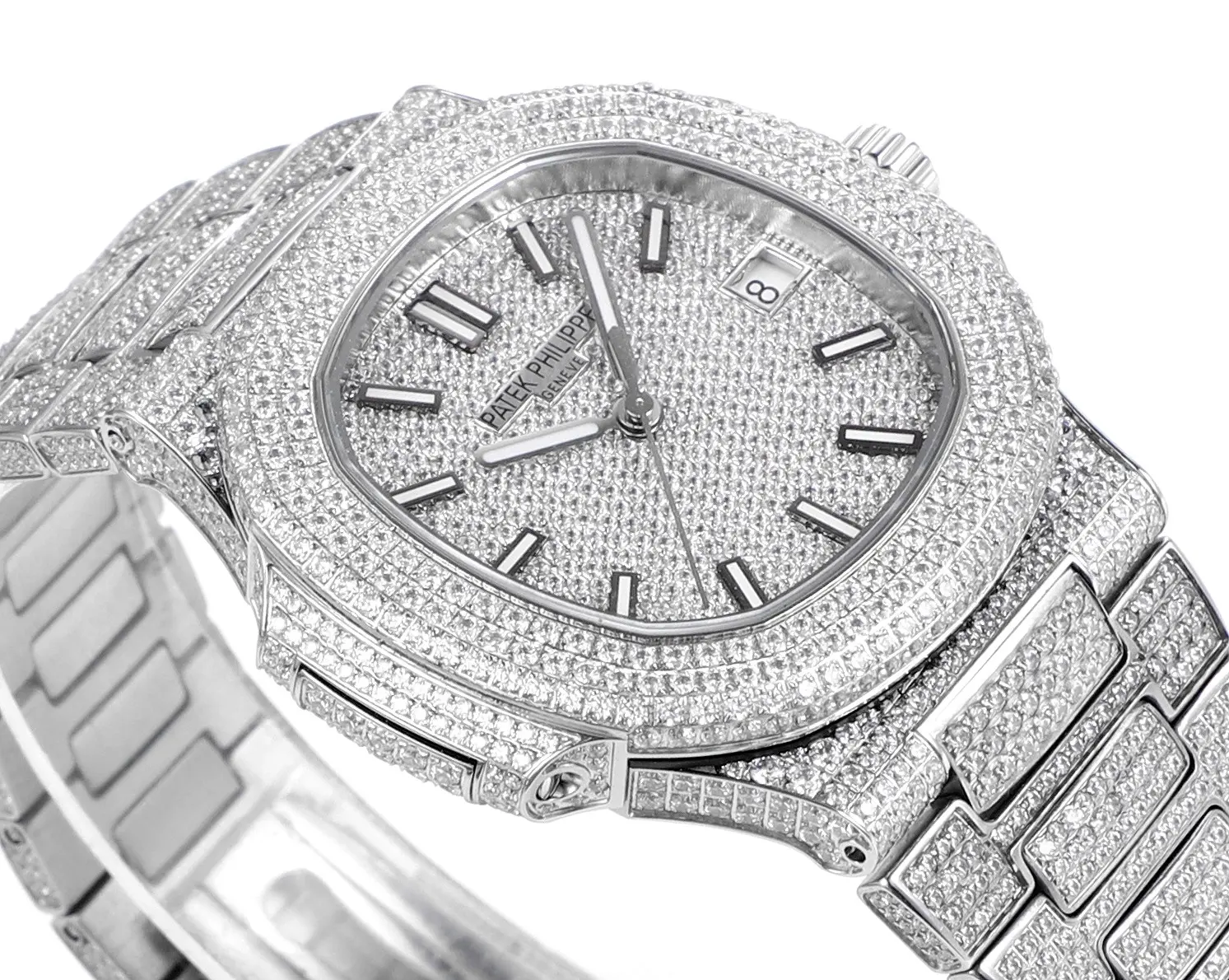 Patek Philippe Nautilus Full Star Platinum Watch - gallery