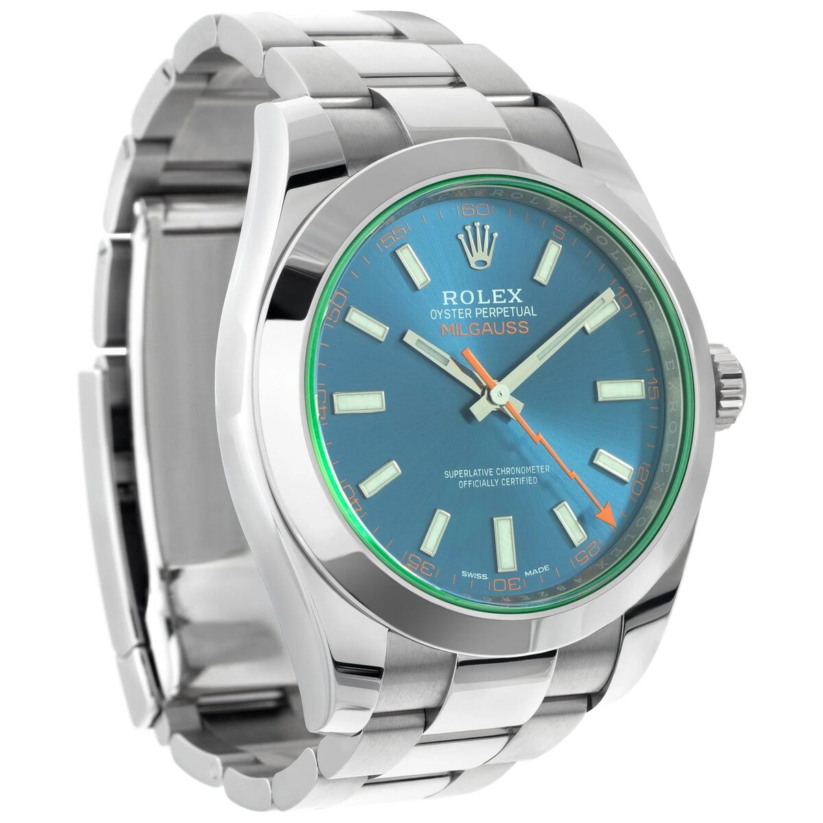Superclone Rolex Milgauss 40mm Blue Dial 116400GV - gallery