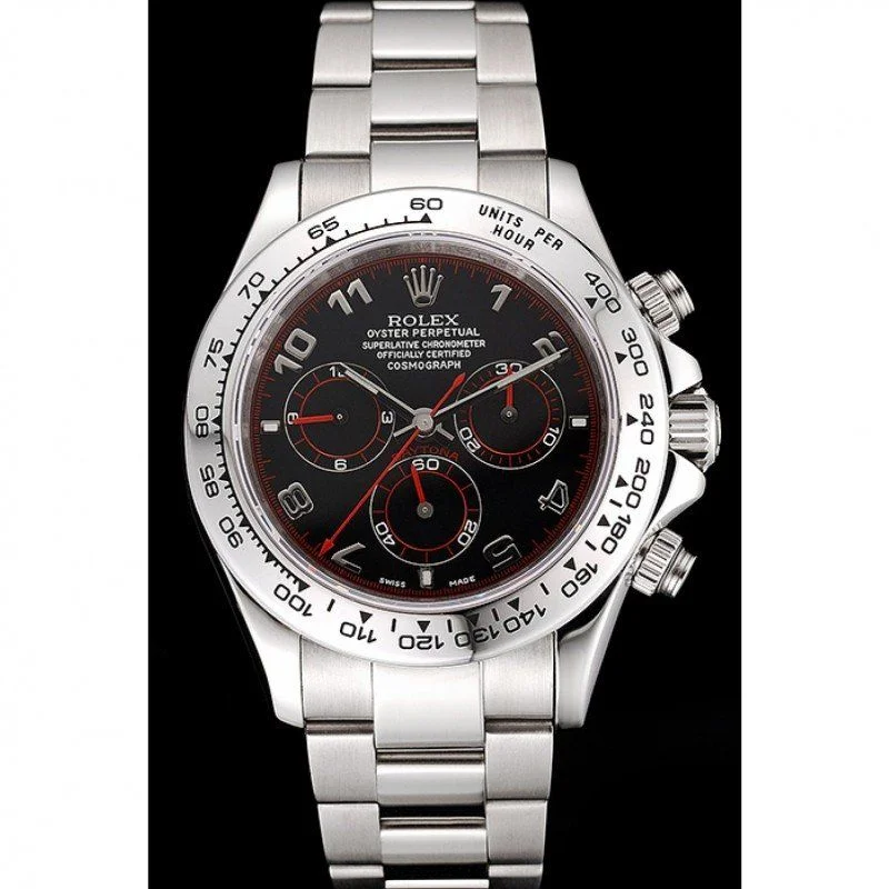 Superclone Rolex Daytona 39mm Black Dial 80296 - gallery