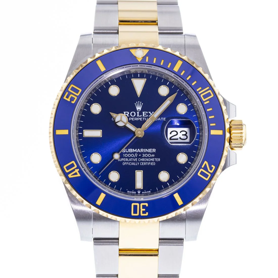 Superclone Rolex Submariner 41mm Blue Dial 126613LB Bluesy - gallery