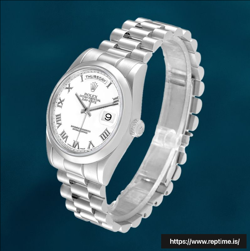 Rolex Day-Date 36mm 118206-0041 Men’s White Dial - gallery