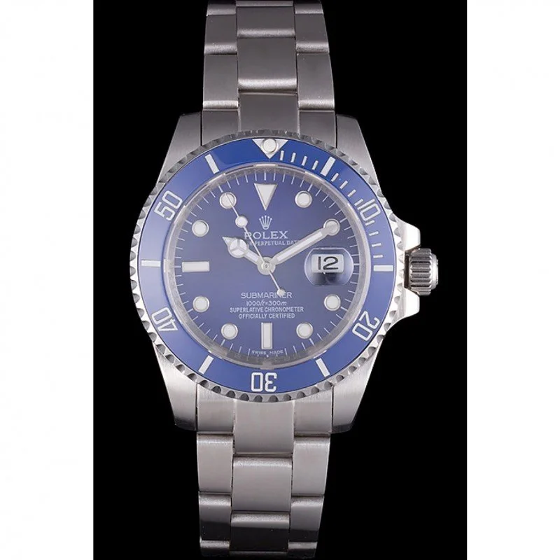 Superclone Rolex Submariner 40mm Blue Dial SRL50 - gallery