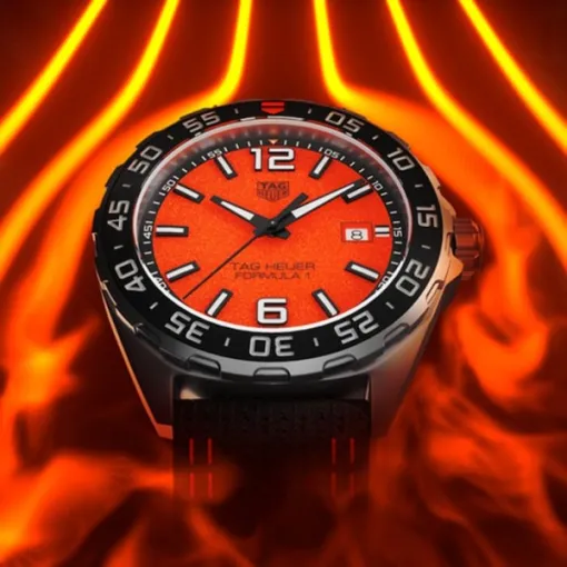 TAG Heuer Formula 1 Men Quartz Orange Canvas Watch WAZ101A.FC8305 - gallery
