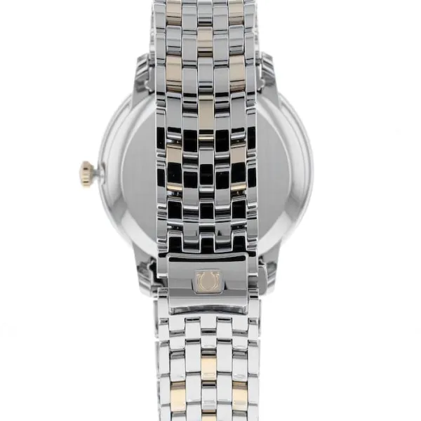 Omega De Ville Men Automatic Mother of Pearl Stainless Steel   18ct Yellow Gold Watch O42420402002001 - gallery