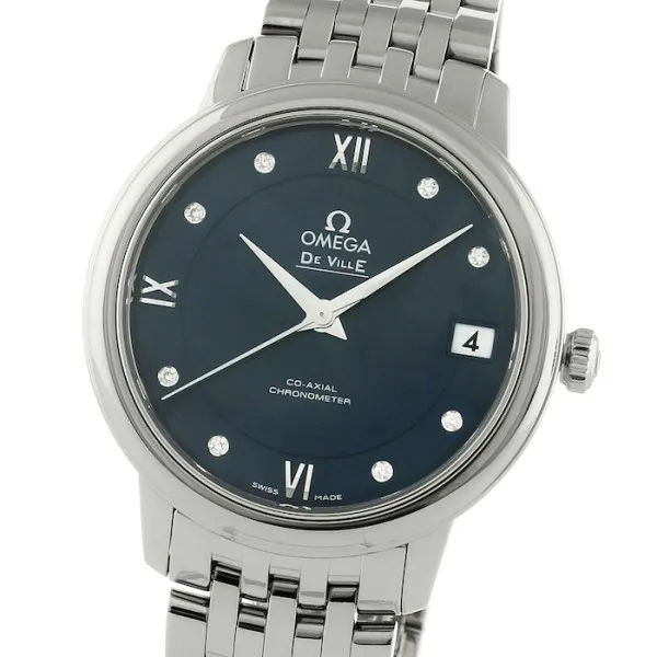 Omega De Ville Women Automatic Blue Stainless Steel Watch O42410332053001 - gallery