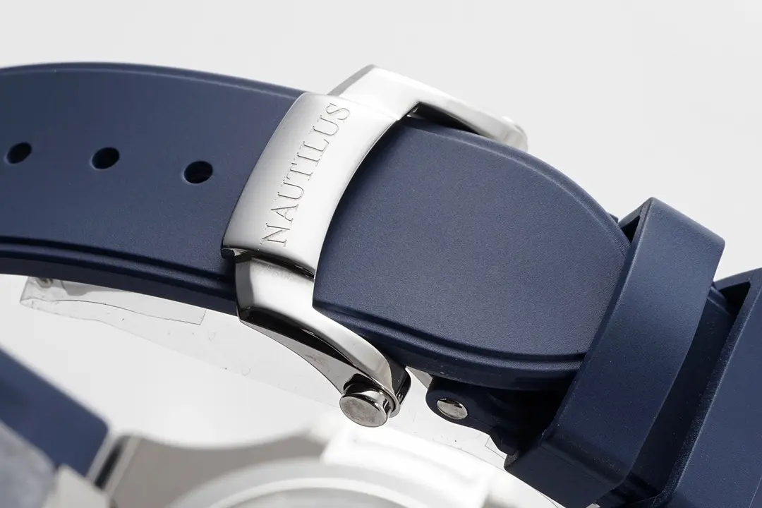 Patek Philippe Blue Nautilus Rubber Watch - gallery