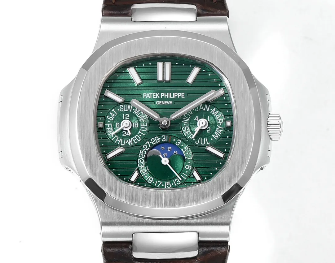 Patek Philippe Green Nautilus Watch - gallery