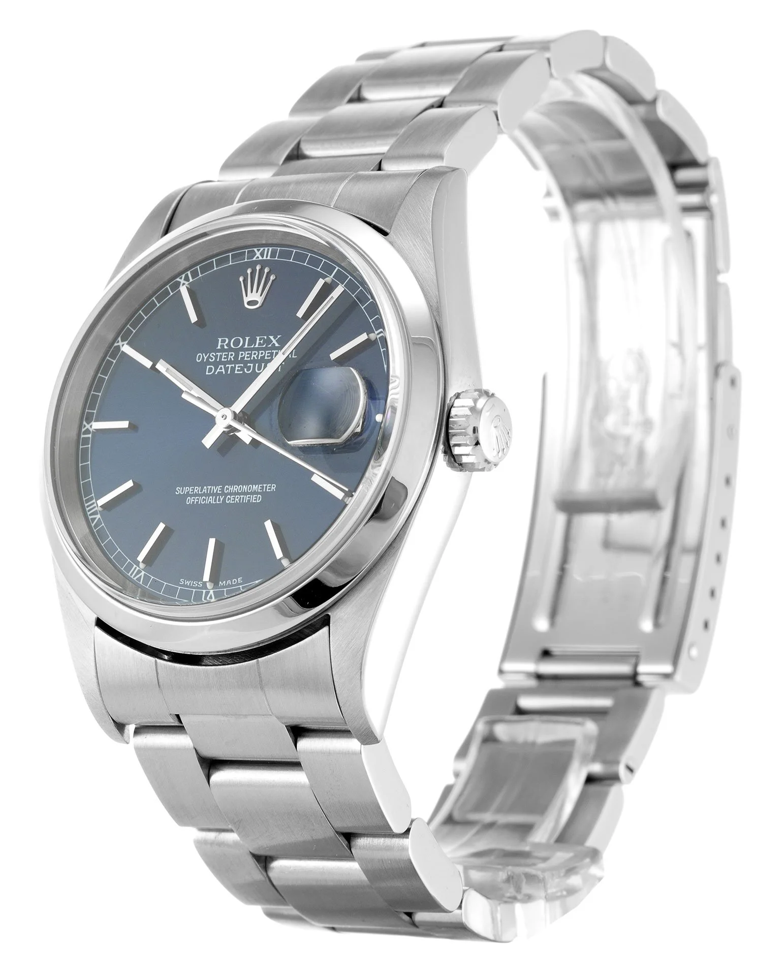 Rolex Datejust 36mm Blue Dial 16200 - gallery