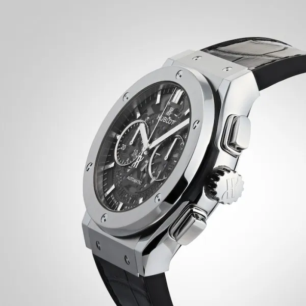 Hublot Classic Fusion Men Automatic Skeleton Leather Watch 525.NX.0170.LR - gallery