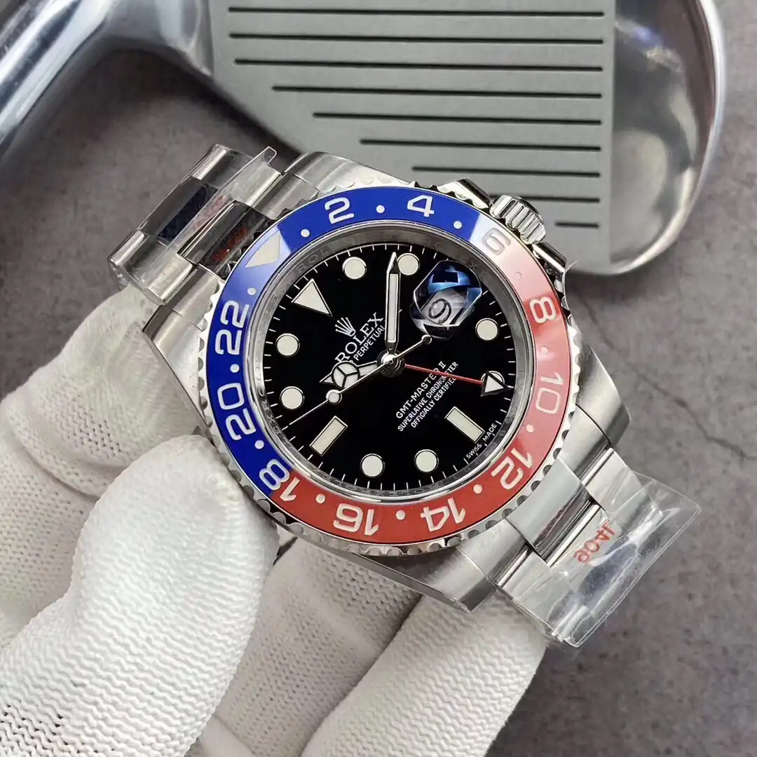 Superclone Rolex GMT-Master II 40mm 126710BLRO  Pepsi  Oyster - gallery