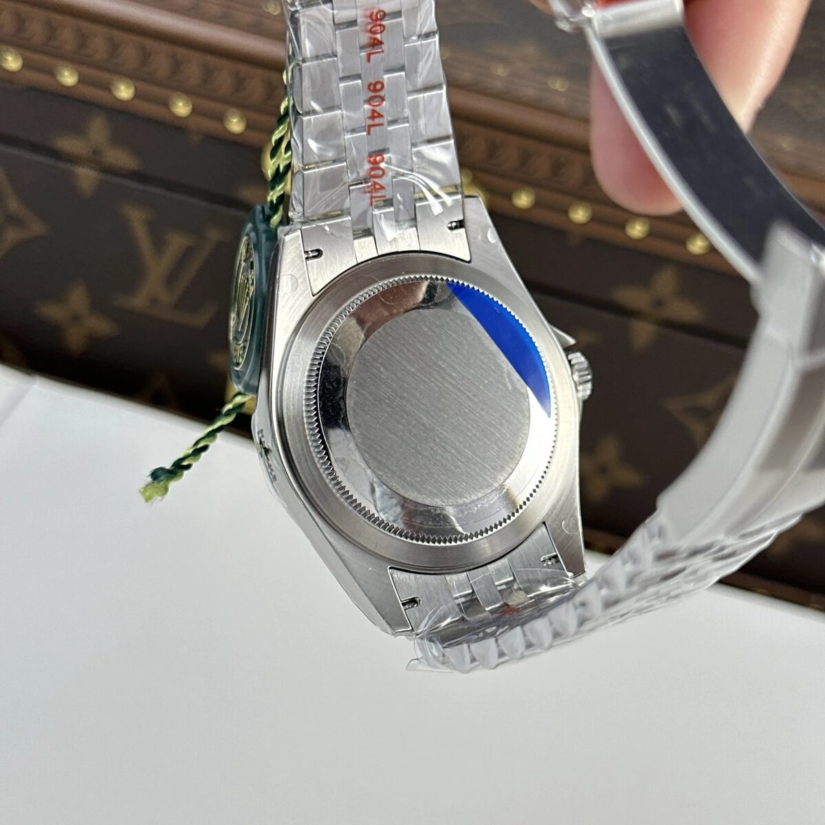 Superclone Rolex Sky-Dweller 42 mm Mint green Dial 336934 Jubilee - gallery