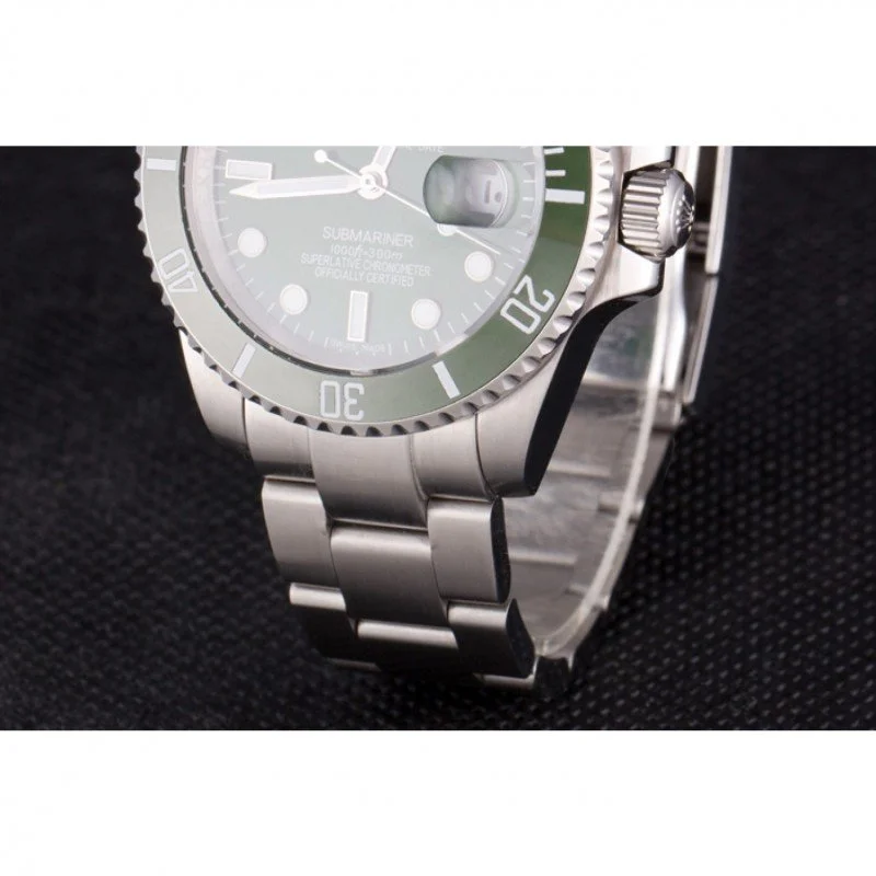Superclone Rolex Submariner 40mm Green Dial Mechanism-SRL51 - gallery